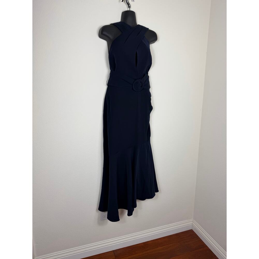 Sachin & Babi Naomi Halter Midi Dress Size 10 Midnight Navy NWT - Picture 6 of 10